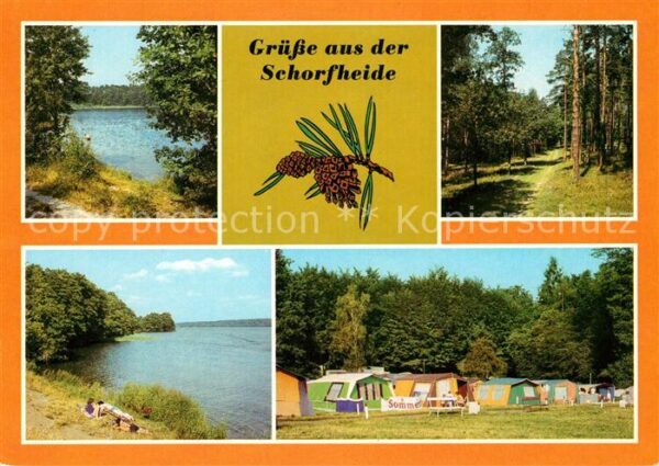 Schorfheide Grossvätersee Campingplatz Werbellinsee