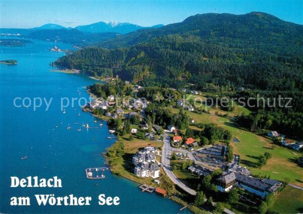 Dellach Woerthersee Fliegeraufnahme Gesundheitszentrum Golf
