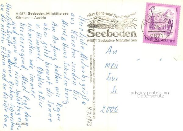 Seeboden Millstaettersee Fliegeraufnahme – Bild 2