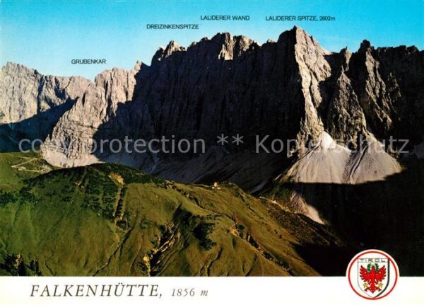 Hinterriss Tirol Falkenhütte Grubenkar Laliderer Wand