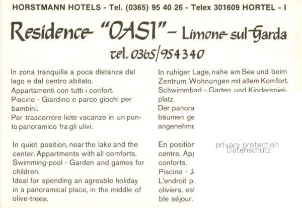 Limone sul Garda Residence Oasi – Bild 2
