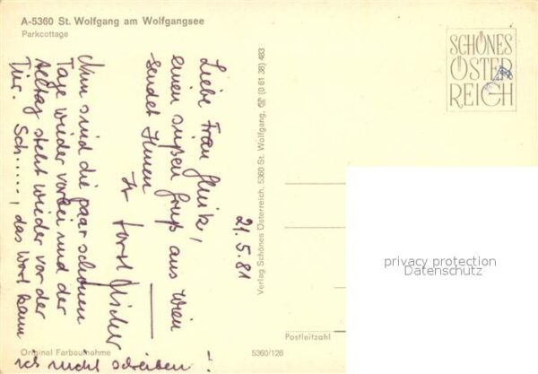 St Wolfgang Wolfgangsee Fliegeraufnahme Parkcottage – Bild 2