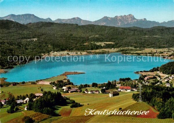 Keutschach See Fliegeraufnahme