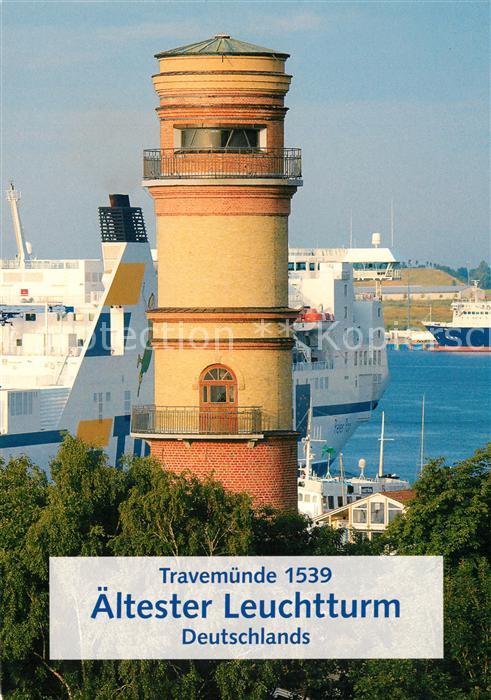 Travemuende Ostseebad Ältester Leuchtturm Deutschlands