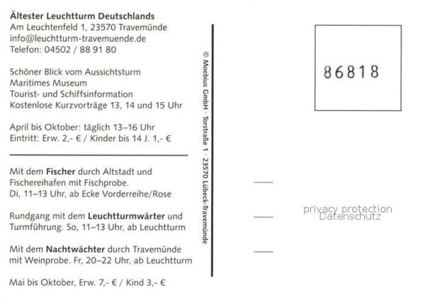 Travemuende Ostseebad Ältester Leuchtturm Deutschlands – Bild 2