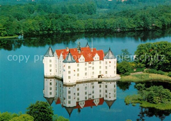 Gluecksburg Ostseebad Wasserschloss Fliegeraufnahme