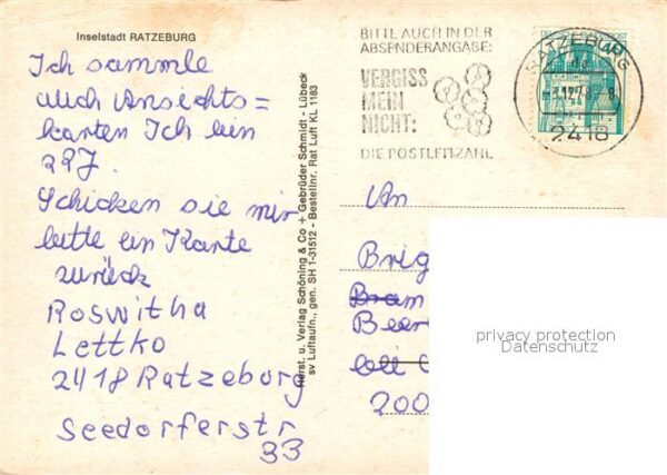 Ratzeburg Fliegeraufnahme – Bild 2