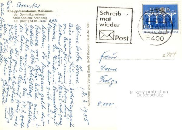 Arenberg Koblenz Sanantorium Marianum – Bild 2
