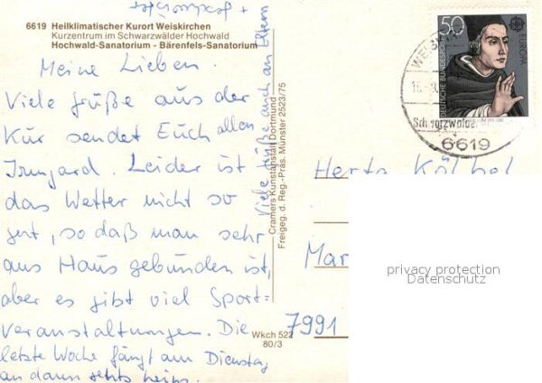 Weiskirchen Saar Fliegeraufnahme Kurzentrum Schwarzwälde – Bild 2
