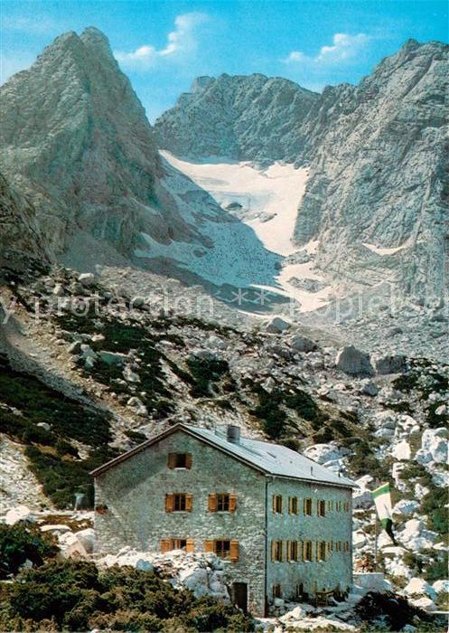 Blaueishuette Berchtesgaden Blaueisspitze Gletscher