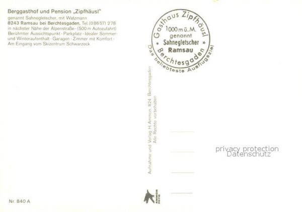 Ramsau Berchtesgaden Berggasthof Zipfhäusl – Bild 2