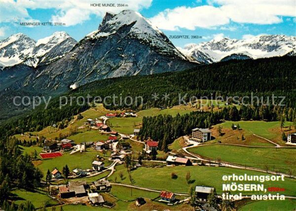 Moesern Fliegeraufnahme Hohe Munde Mieminger Ke