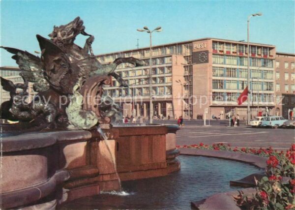 Leipzig Hauptpostamt Karl-Marx-Platz