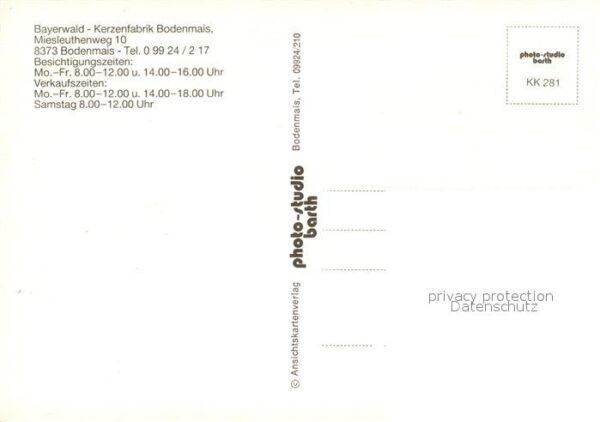 Bodenmais Bayerwald-Kerzenfabrik – Bild 2
