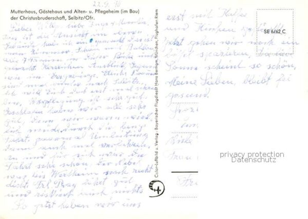 Selbitz Oberfranken Fliegeraufnahme Mutterhaus Pflegeheim – Bild 2