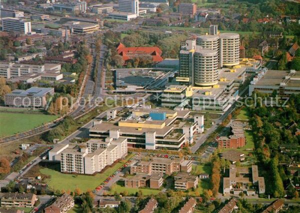 Muenster Westfalen Fliegeraufnahme Neubau Zentralklinikum