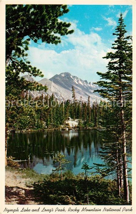 Estes Park Nymph Lake Longs Peak Rocky Mt. Natl Pa