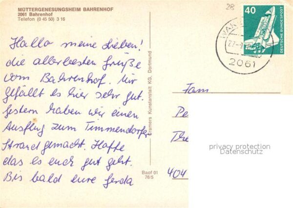 Bahrenhof Müttergenesungsheim – Bild 2