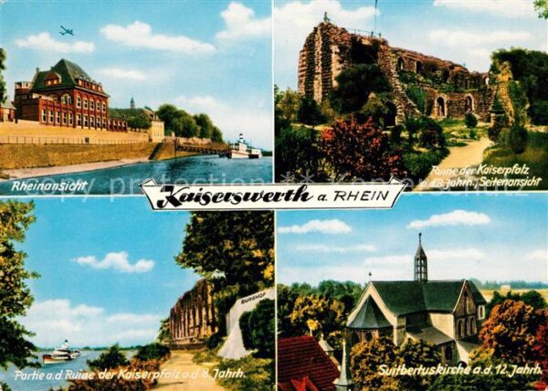 Kaiserswerth Ruine Kaiserpfalz Suithertuskirche