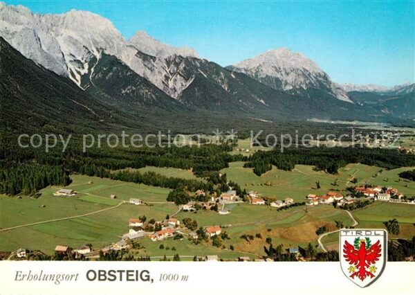 Obsteig Tirol Fliegeraufnahme