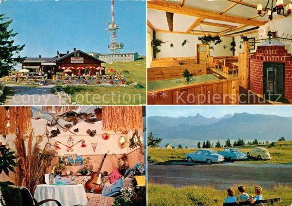 Salzburg Oesterreich Berggasthof Gaisbergspitze