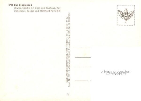 Bad Brueckenau Fliegeraufnahme Kurhaus Kirche Hartwald – Bild 2