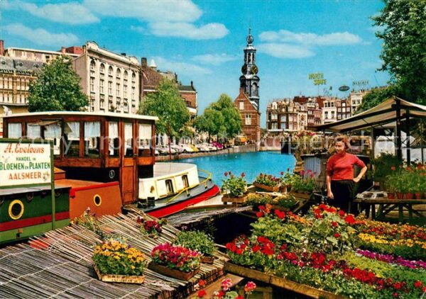 Amsterdam Niederlande Bloemenmarkt Singel