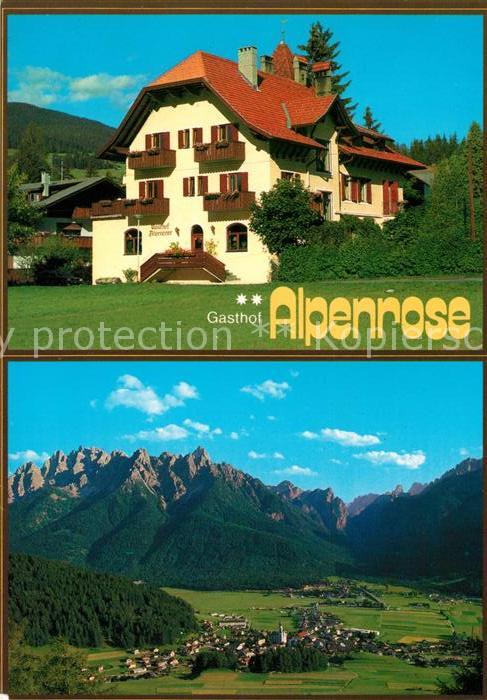 Dobbiaco Pustertal Suedtirol Gasthof Alpenrose