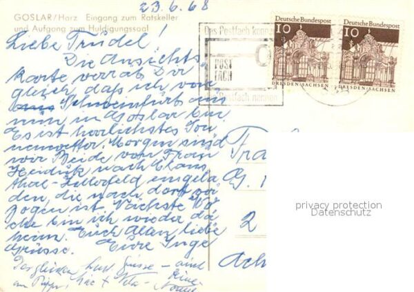 Goslar Eingang Ratskeller Huldigungssaal – Bild 2