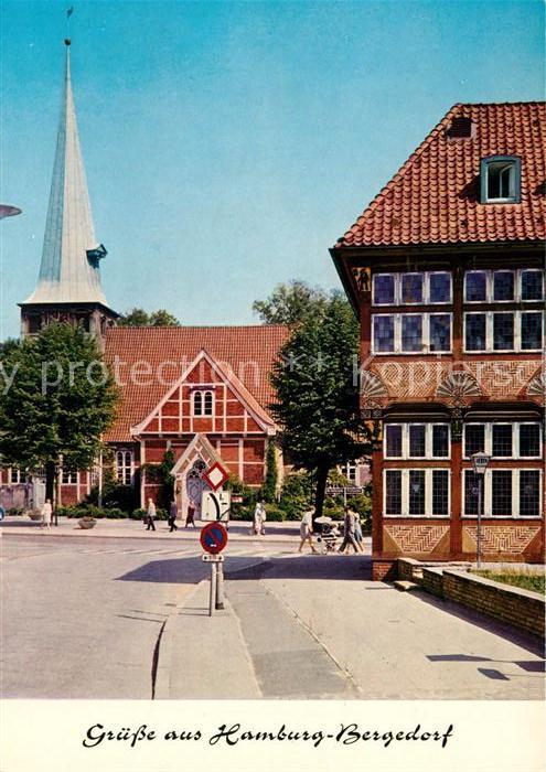 Bergedorf Hamburg St. Petri- Paul-Kirche Gasthof Stadt Ha
