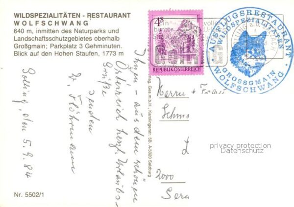 Grossgmain Restaurant Wolfschwang – Bild 2
