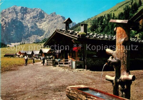 Karwendel Rasthütte Eng-Alm grossen Ahornboden Gr