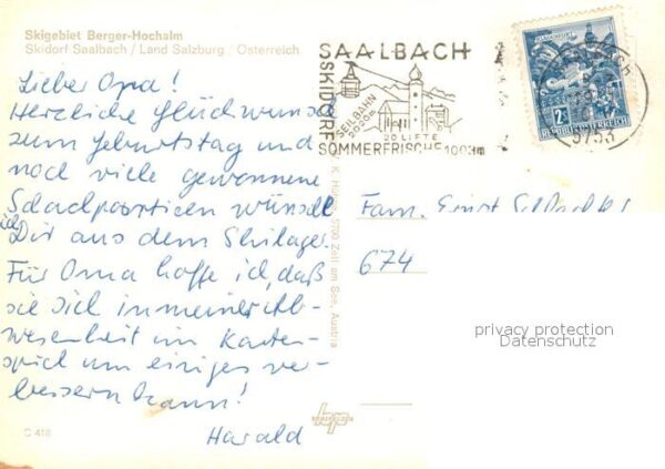 Saalbach-Hinterglemm Berger-Hochalm Gernkogel Klockerin – Bild 2