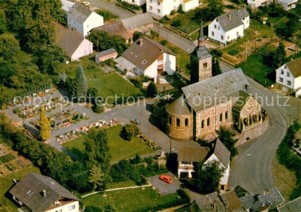 Ohlenberg Fliegeraufnahme Pfarrkirche St. Nikolau