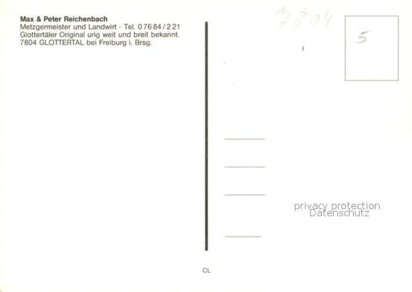 Glottertal Metzgerei Max und Peter Reichenbach – Bild 2