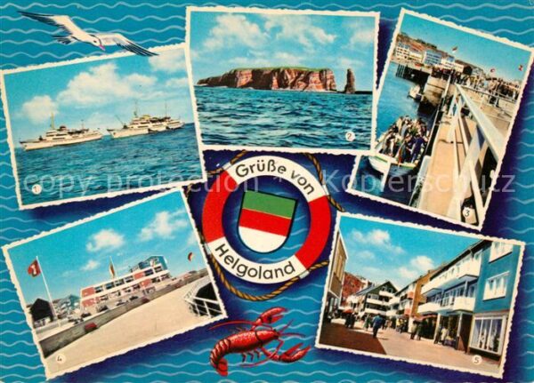 Helgoland Seebäderschiffe Nordspitze Landungsbrüc