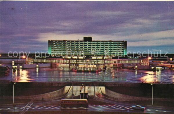 Toronto Canada International Airport at night