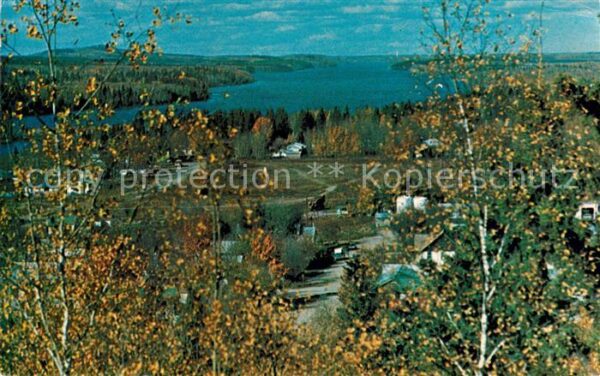 Saskatchewan View overlooking Town of Big River Cowa