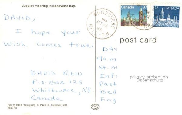 Bonavista Bay A quiet morning Fishing Boat Boathouse – Bild 2
