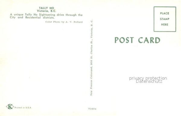 Victoria British Columbia Tally Ho Sightseeing drive – Bild 2