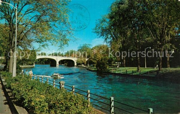 Ottawa Ontario View of Rideau Canal