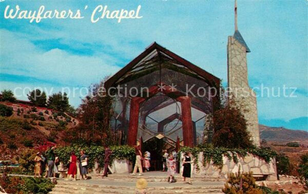 Los Angeles California Wayfarers Chapel in Portuguese Bend Reg