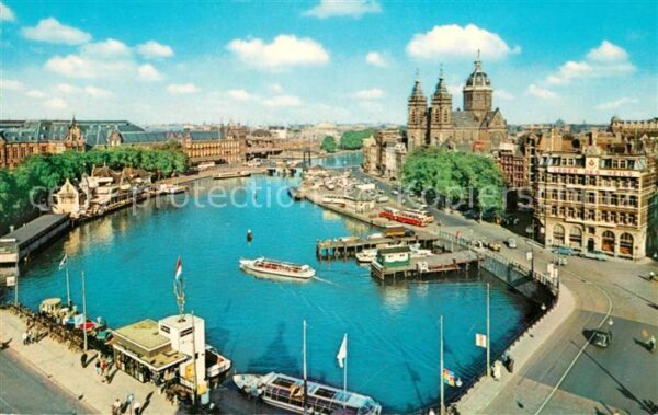 Amsterdam Niederlande Prins Hendrikkade Sint Nicolaaskerk Kan