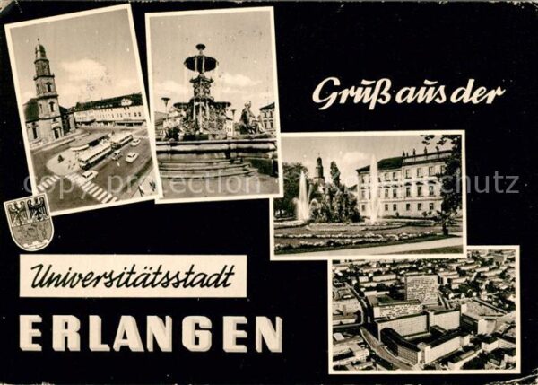 Erlangen Teilansichten Universitätsstadt Platz B