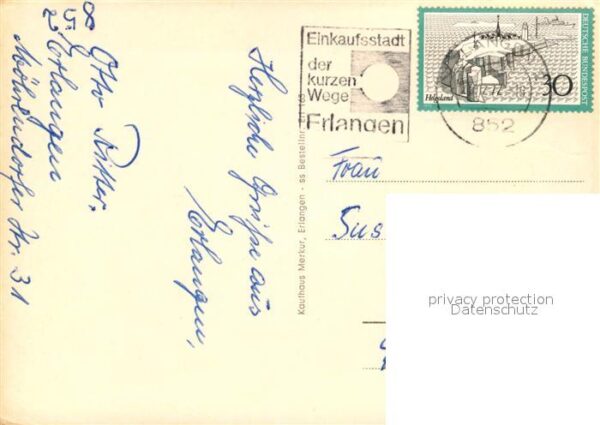 Erlangen Teilansichten Universitätsstadt Platz B – Bild 2