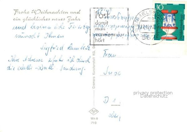 Wermelskirchen Stadtkirche in Weihnachtsbeleuchtung – Bild 2