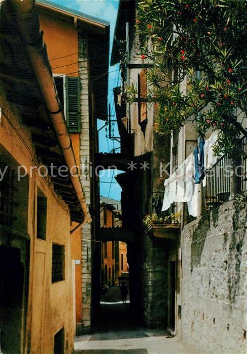 Malcesine Lago di Garda Tipico rustico Typische Gasse