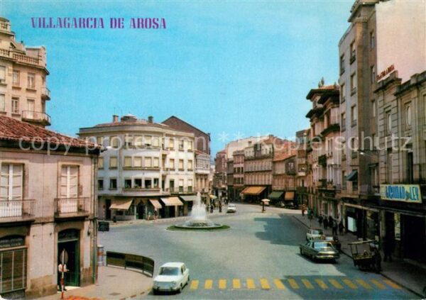 Villagarcia de Arousa Plaza Calvo Sotelo y Fuente Luminosa