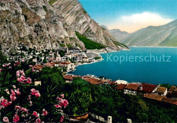 Limone sul Garda Panorama Gardasee Alpen