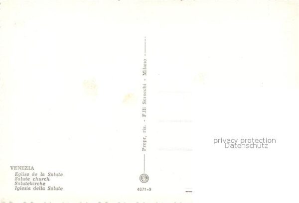 Venezia Venedig Basilica Bella Salute – Bild 2